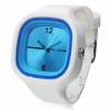 Unisex Jelly Silicone Band Quartz Wrist Watch White Unisex Jelly Silicone Band Quartz Wrist Watch White